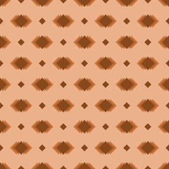 Seamless geometric pattern with rhombus on pink background. Vector print for fabric background, textile	