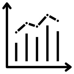 Business chart icon symbol image vector. Illustration of the diagram graphic statistics design image