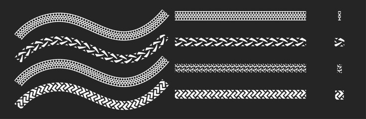 tire line pattern seamless pattern, car, bycycle trail, motorcycle trace texture