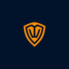 W shield Simple Logo