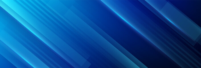 Abstract blue background with shining lines. Modern dark blue background design. Futuristic background dynamic line graphics. Vector illustration