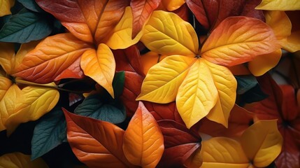 A close up of a bunch of leaves
