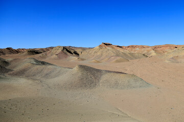 Landscape in the Altai Gobi Mountains area, Bayankhongor province, Mongolia