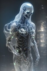 Cybernetic Convergence The Ghost of Sci-Fi Realms Generative AI




