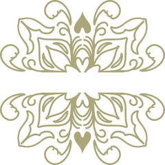 Mandala geomatric logo symbol