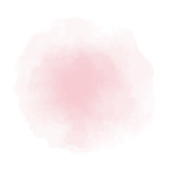 pink watercolor element