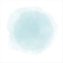 blue watercolor element
