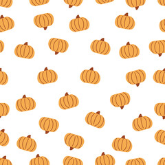 pumpkin seamless pattern