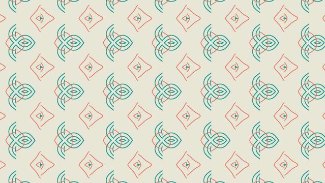 Vintage Animated Abstract Pattern