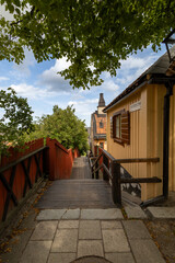 A walkway in Södermalm, Stockholm, 