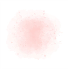 pink watercolor circle