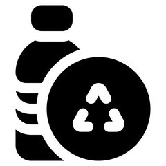 reusable bottle icon for illustration