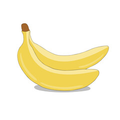 illustration of a banana cartoon