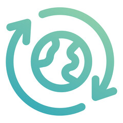 Naklejka premium earth icon for illustration