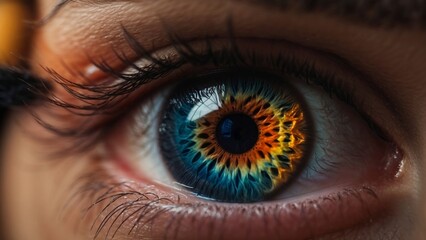 Detailed and Colorful Realistic Human Eye, Eye Photography 16:9