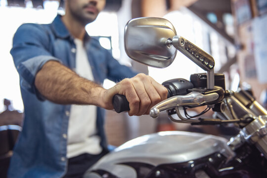 Motorbike repair shop