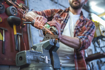 Motorbike repair shop