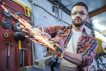 Motorbike repair shop