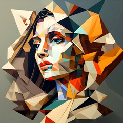 cubism wallpaper illustration abstract art 