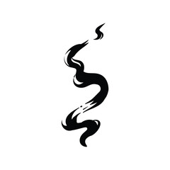 Smoke illustration free asset with single style design