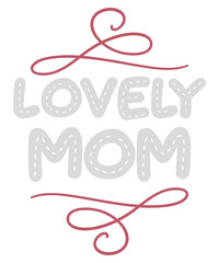 Mother's day postcard with paper flying elements and gift box on white sky background. Vector symbols of love in shape of heart for greeting card design
Mother's Day. Mother, Daughter, and Son. Mother