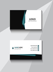 Creative modern name card, visiting card, double sided modern business card design