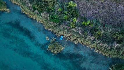 boat on the lake