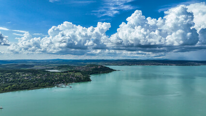 blue sky and clouds