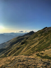 Beautiful mountain landscape in summer