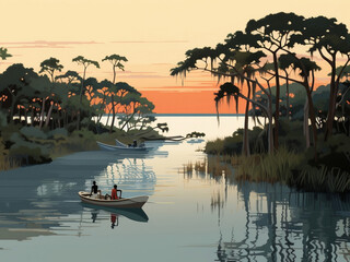Obraz premium Lowcountry - on the water