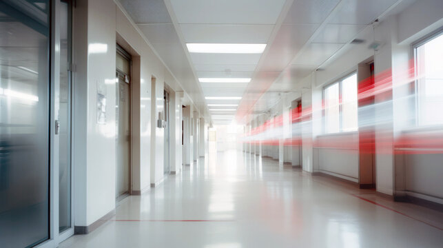 corridor in a hospital building