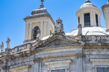Fototapeta na wymiar Royal Basilica of Saint Francis the Great in Madrid, Spain