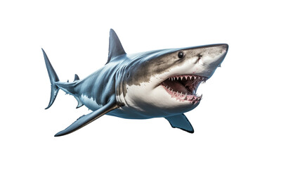 Fototapeta premium great shark isolated
