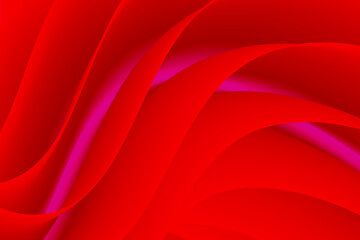 vivid red colored fluid Abstract Wave Shape  background