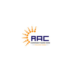 RAC letter technology logo design on white background. RAC logo. RAC creative initials letter IT logo concept. RAC letter design, RAC. 
