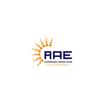RAE letter technology logo design on white background. RAE logo. RAE creative initials letter IT logo concept. RAE letter design, RAE. 