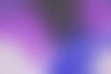 purple blue white and black , color gradient rough abstract background shine bright light and glow template empty space , grainy noise grungy texture