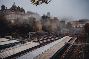 Misty Edinburgh, Scotland