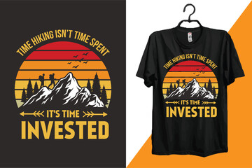 Summer Hiking Camping T-shirt Designs