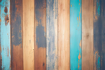 Obraz premium Colorful wooden board, background 