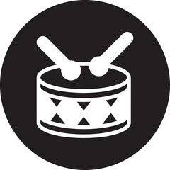 drum glyph icon