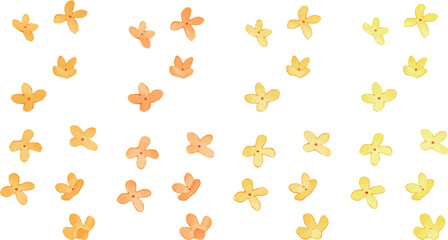 Set of floral. Autumn flowers. invite. Vector arrangement for seasonal poster design