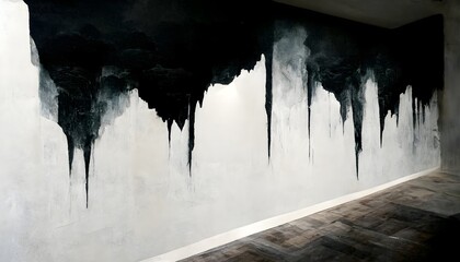 black wall wallpaper 
