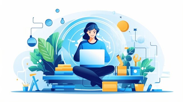 E-learning, online learning at home