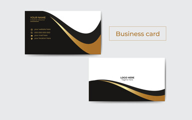 Vector Modern Creative and Clean Business Card Template.