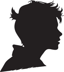 A silhouette of a person