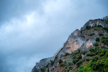 Fototapeta na wymiar Cerridiel Peak in Pola de Somiedo.Asturias Spain