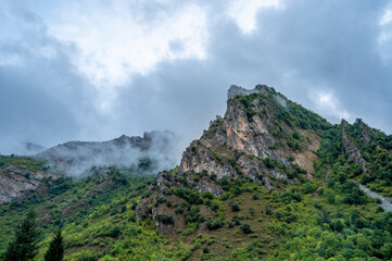 Cerridiel Peak in Pola de Somiedo.Asturias Spain