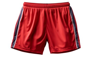 Basketball Bottoms on a Clear Surface or Transparent Background. Generative AI