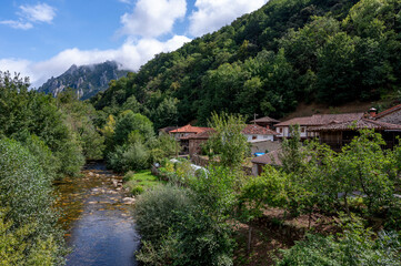 Fototapeta na wymiar Pola de Somiedo Natural Park.Asturias Spain